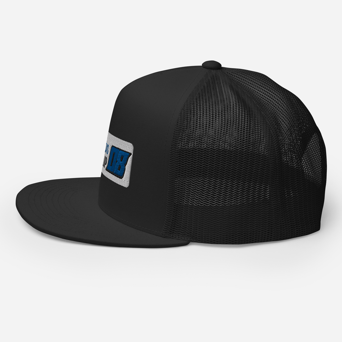 Haislip Flat Bill Retro Trucker Cap