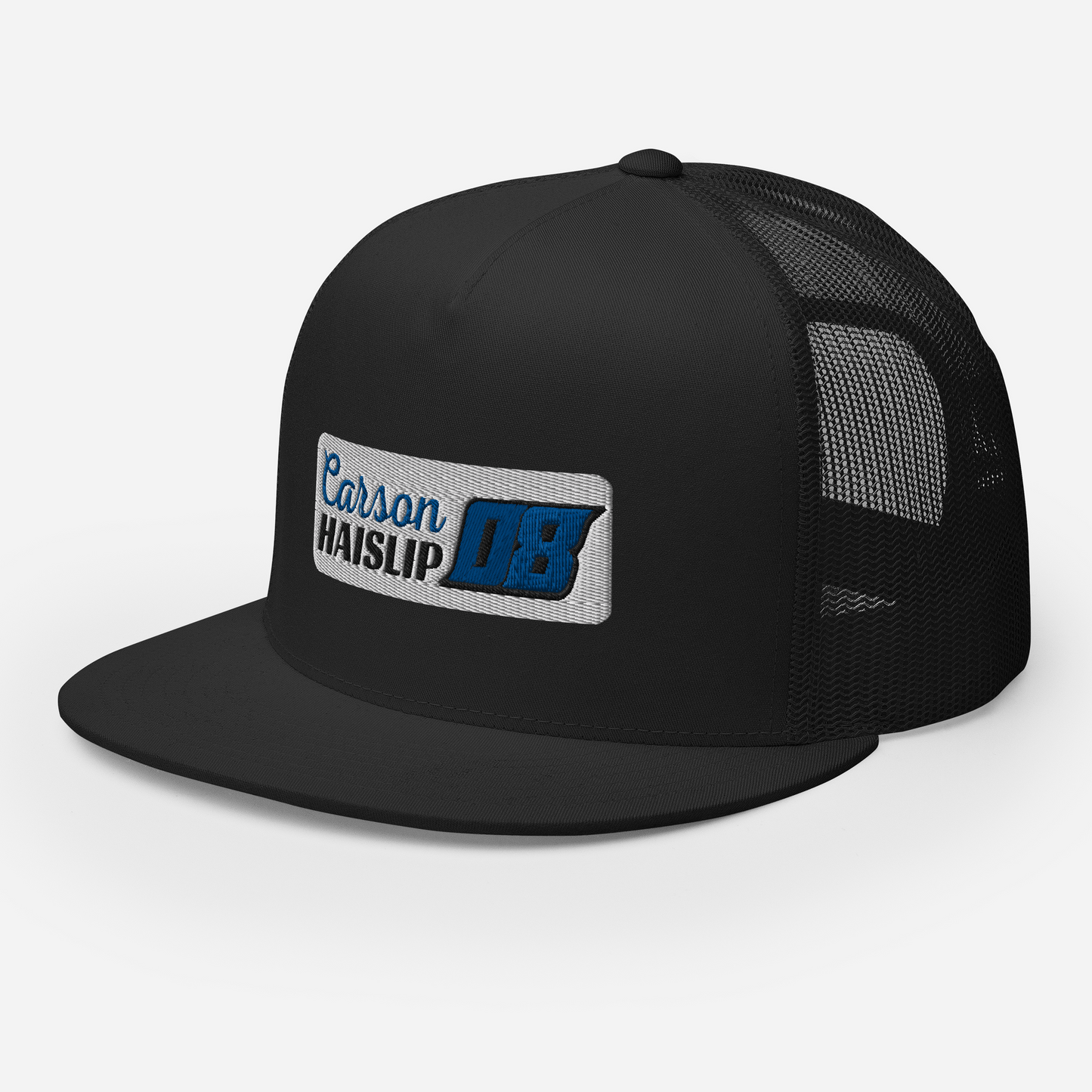 Haislip Flat Bill Retro Trucker Cap