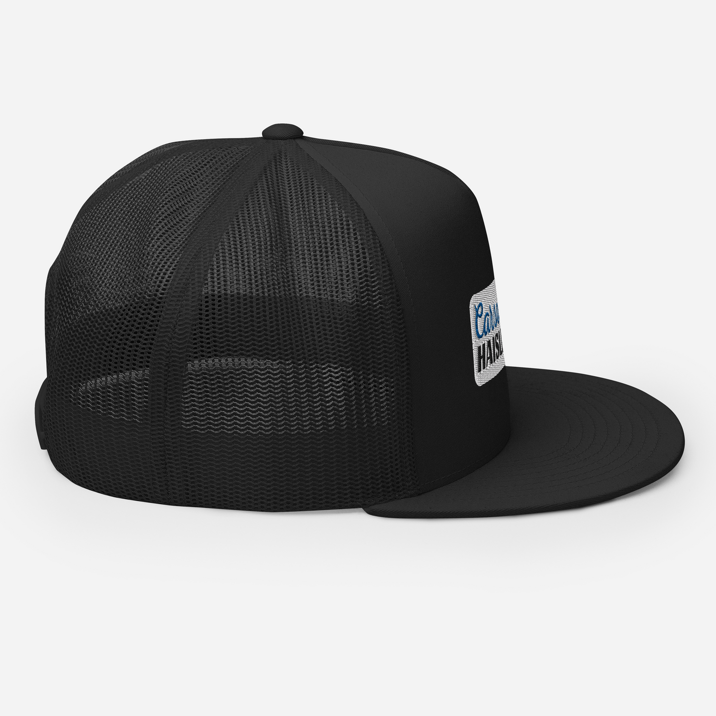 Haislip Flat Bill Retro Trucker Cap