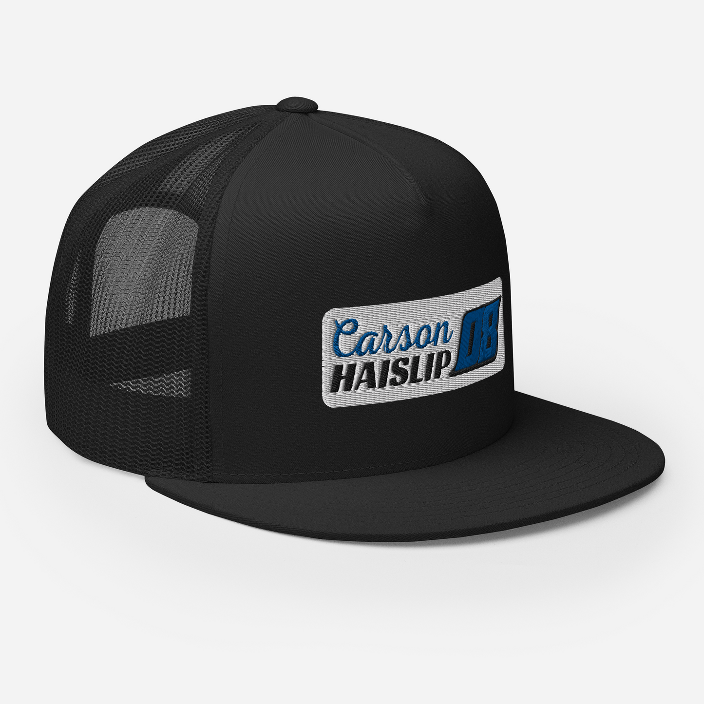 Haislip Flat Bill Retro Trucker Cap