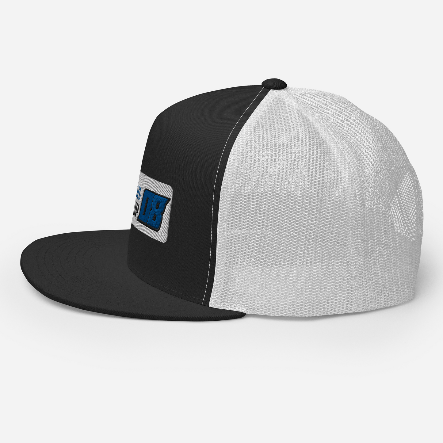 Haislip Flat Bill Retro Trucker Cap