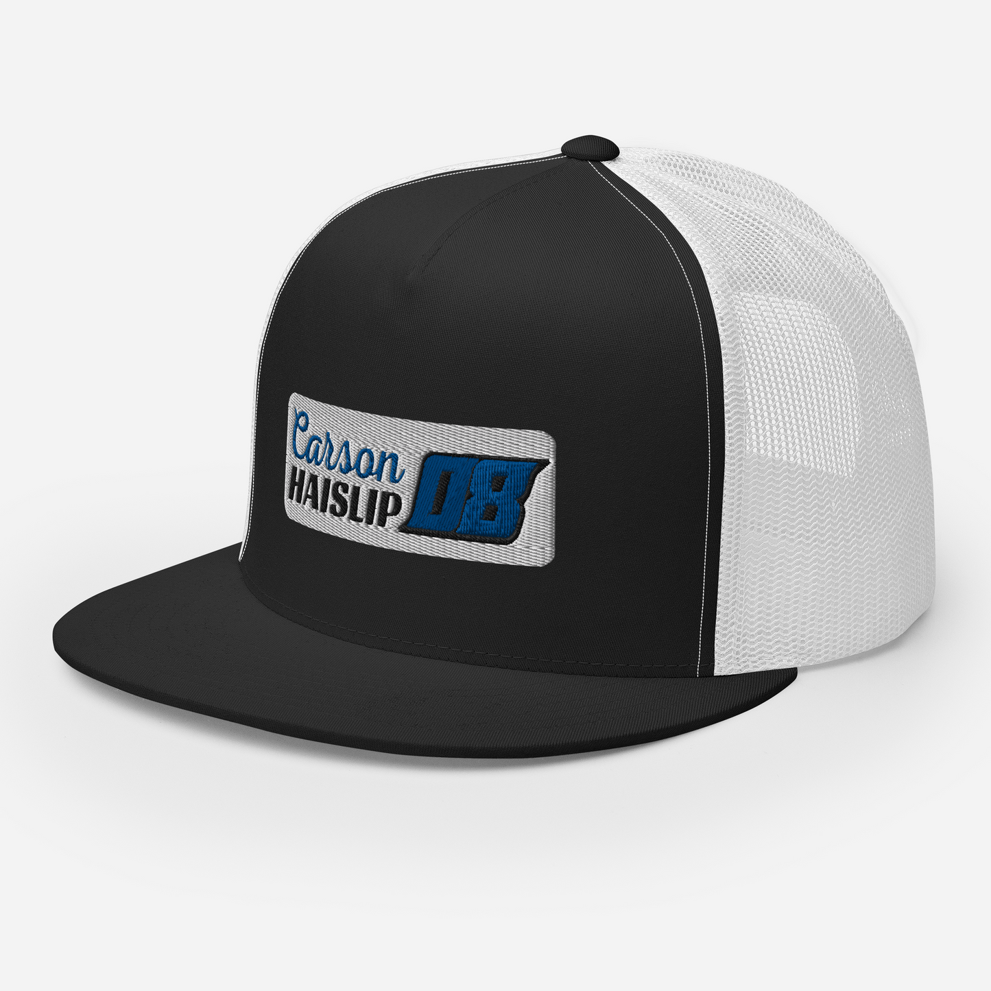 Haislip Flat Bill Retro Trucker Cap