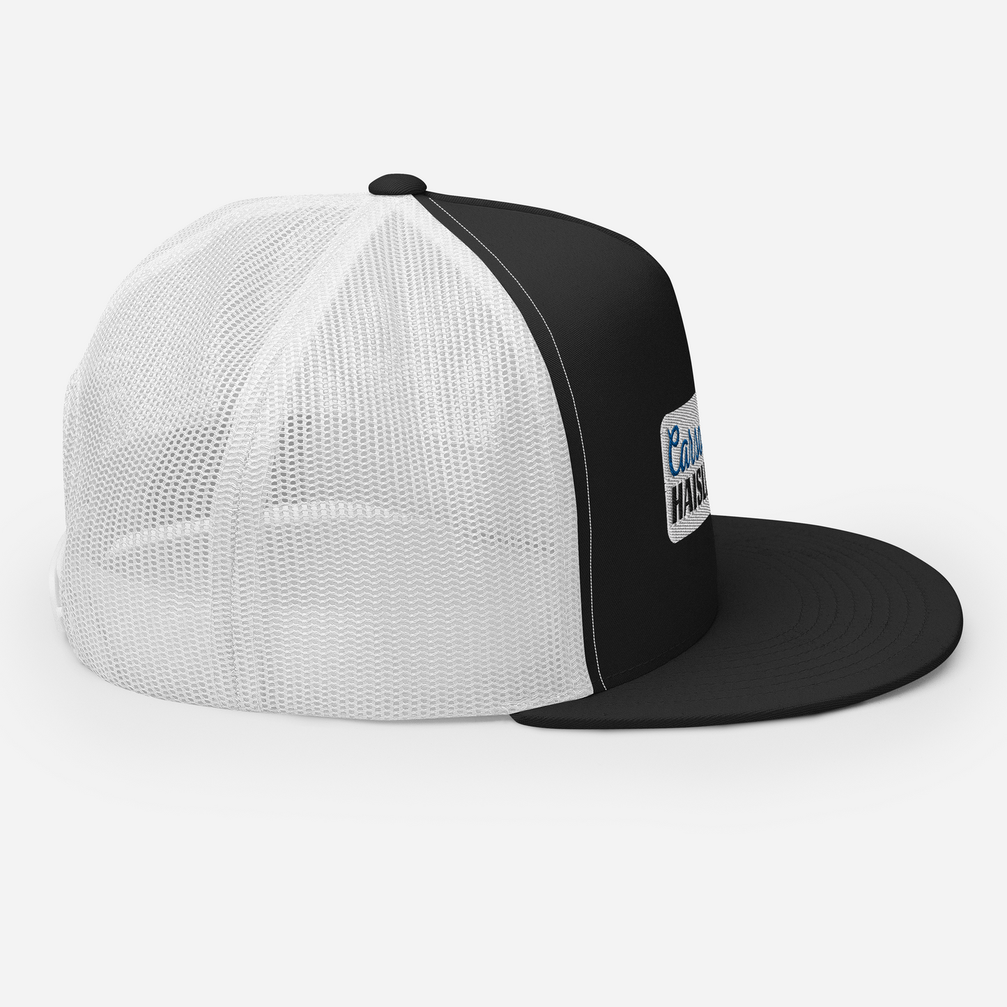 Haislip Flat Bill Retro Trucker Cap