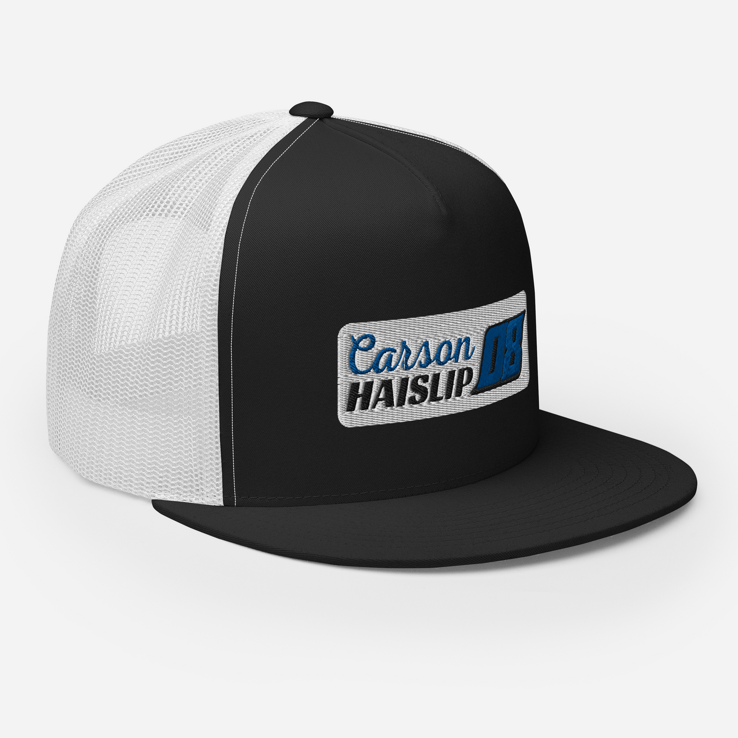 Haislip Flat Bill Retro Trucker Cap