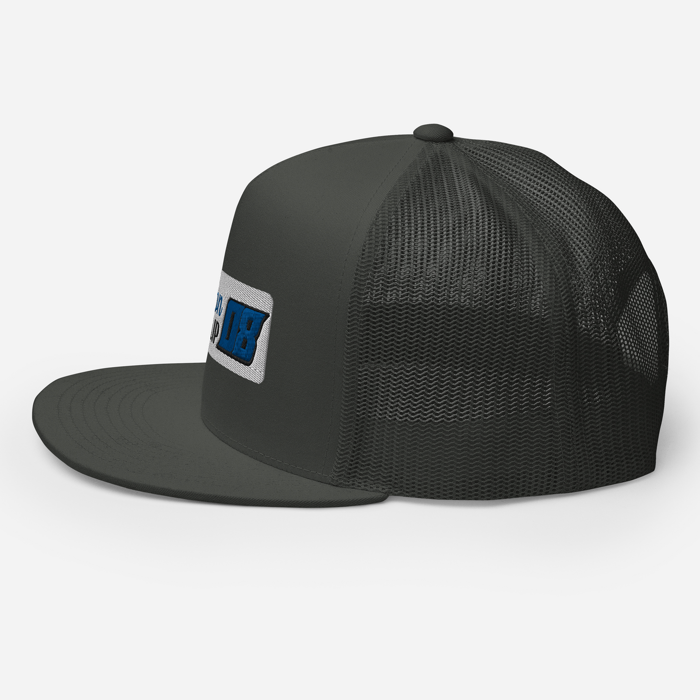 Haislip Flat Bill Retro Trucker Cap