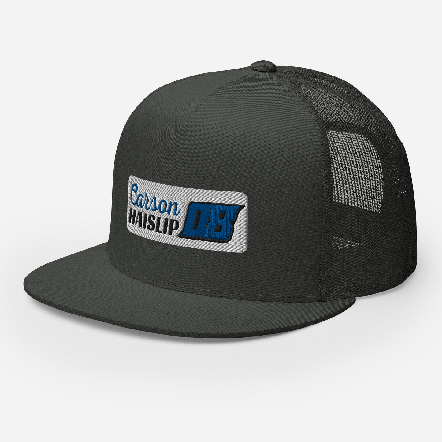 Haislip Flat Bill Retro Trucker Cap