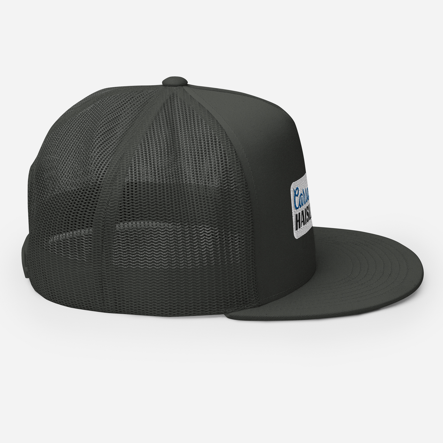 Haislip Flat Bill Retro Trucker Cap