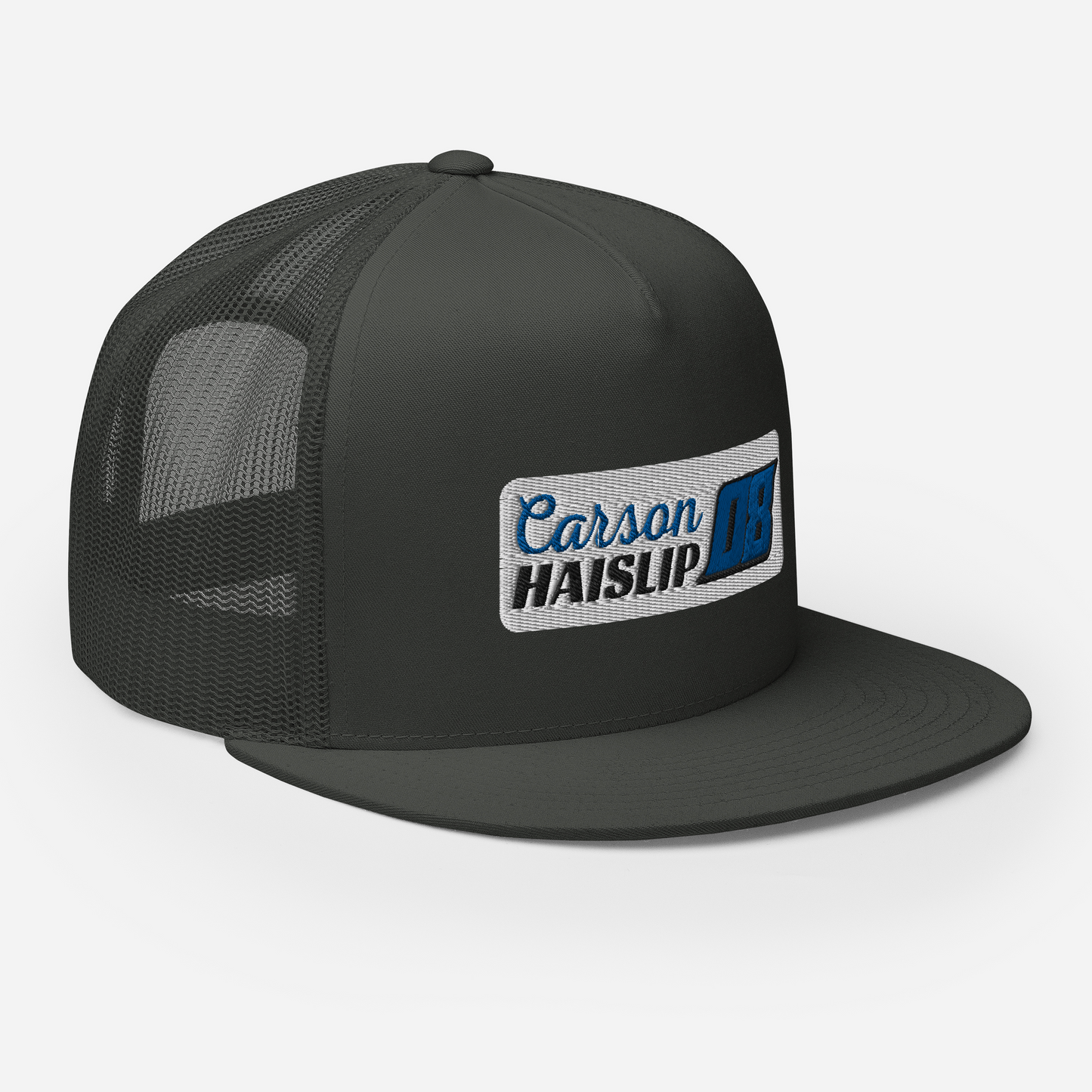 Haislip Flat Bill Retro Trucker Cap