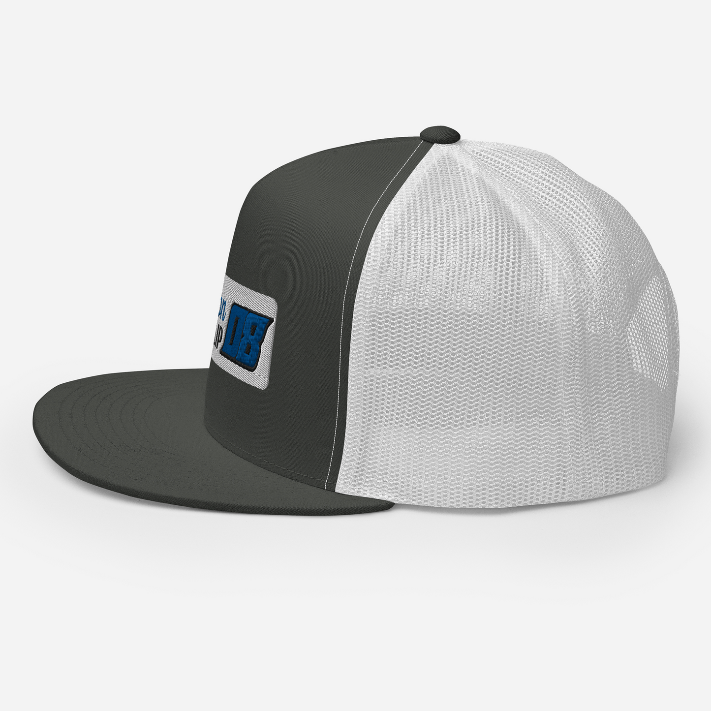 Haislip Flat Bill Retro Trucker Cap