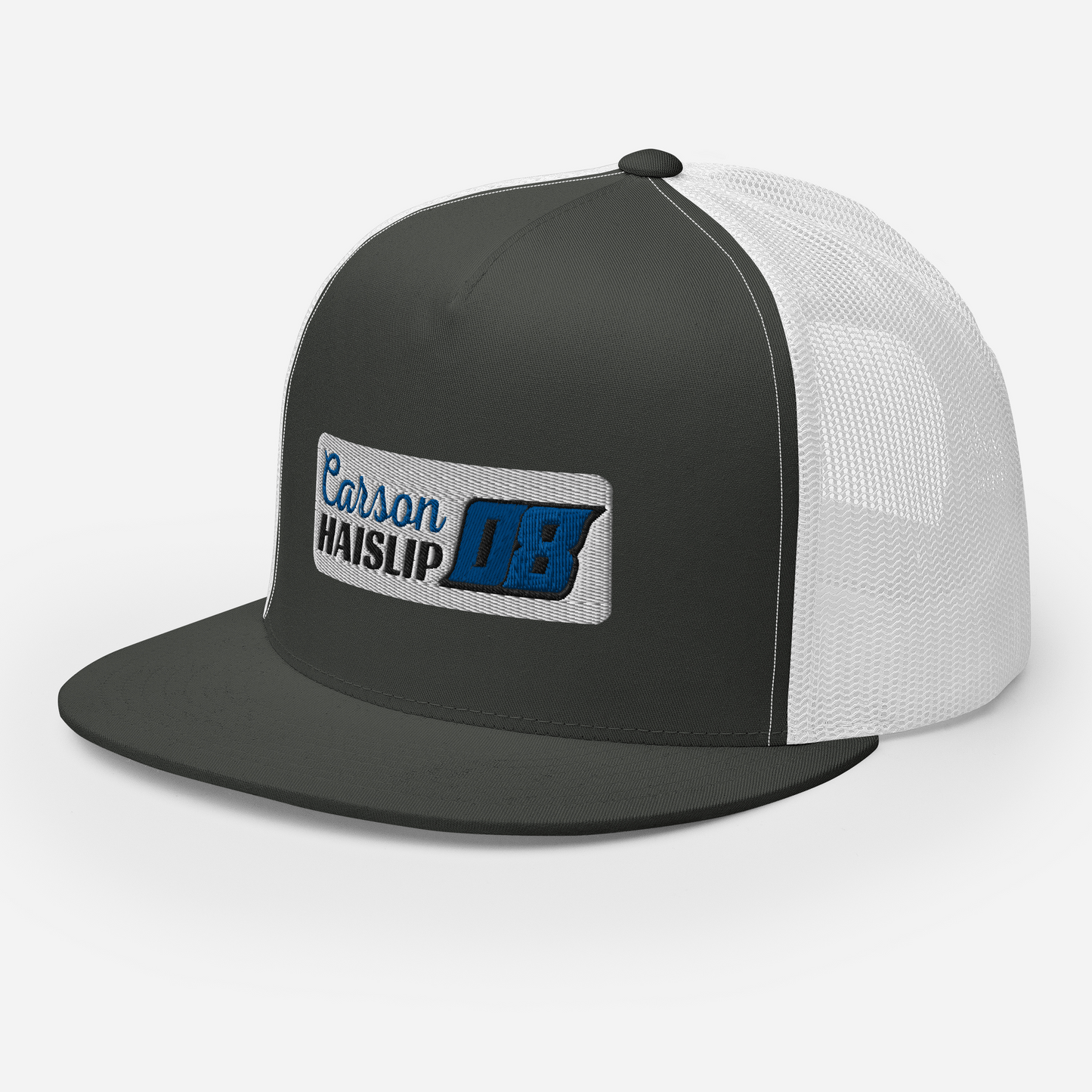 Haislip Flat Bill Retro Trucker Cap
