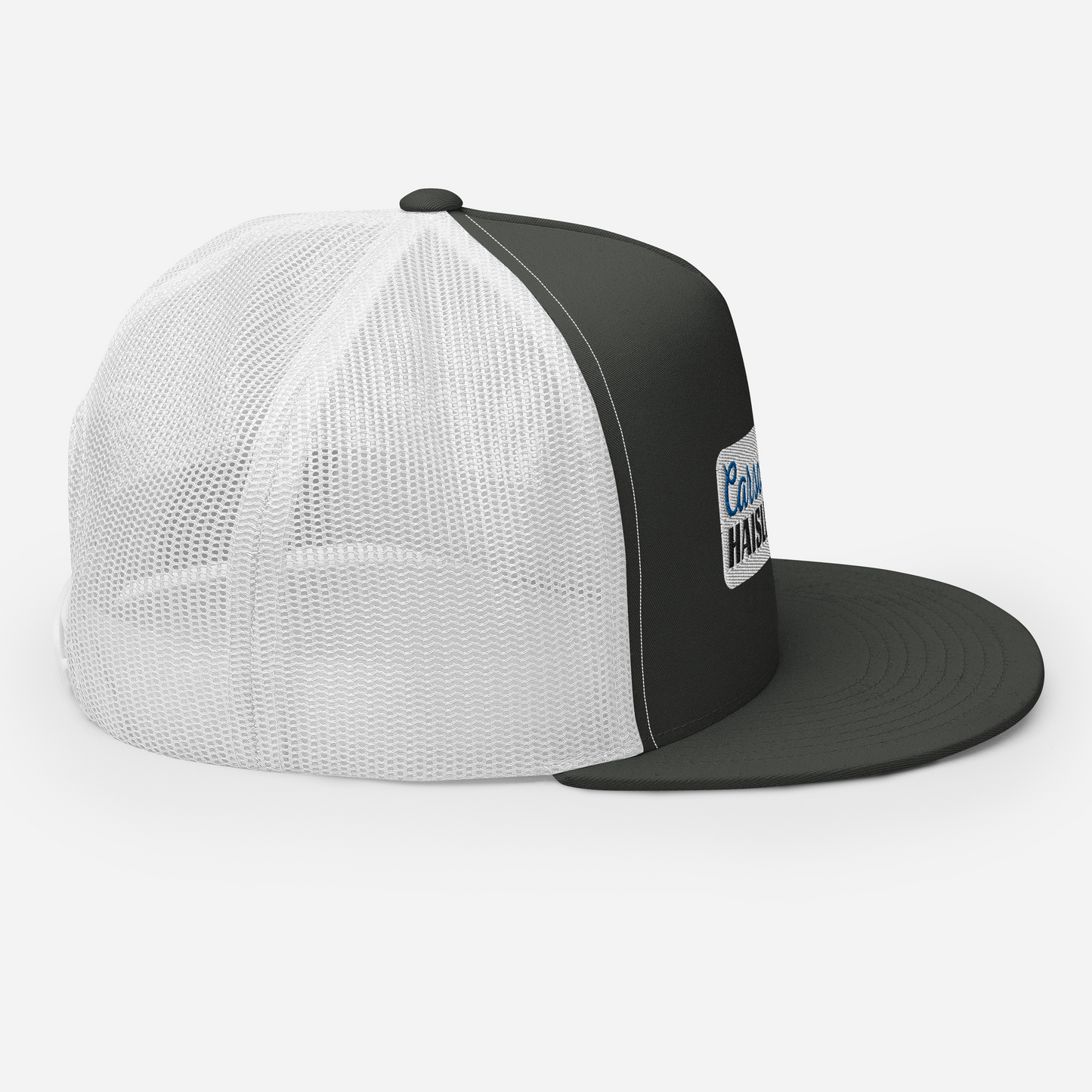 Haislip Flat Bill Retro Trucker Cap