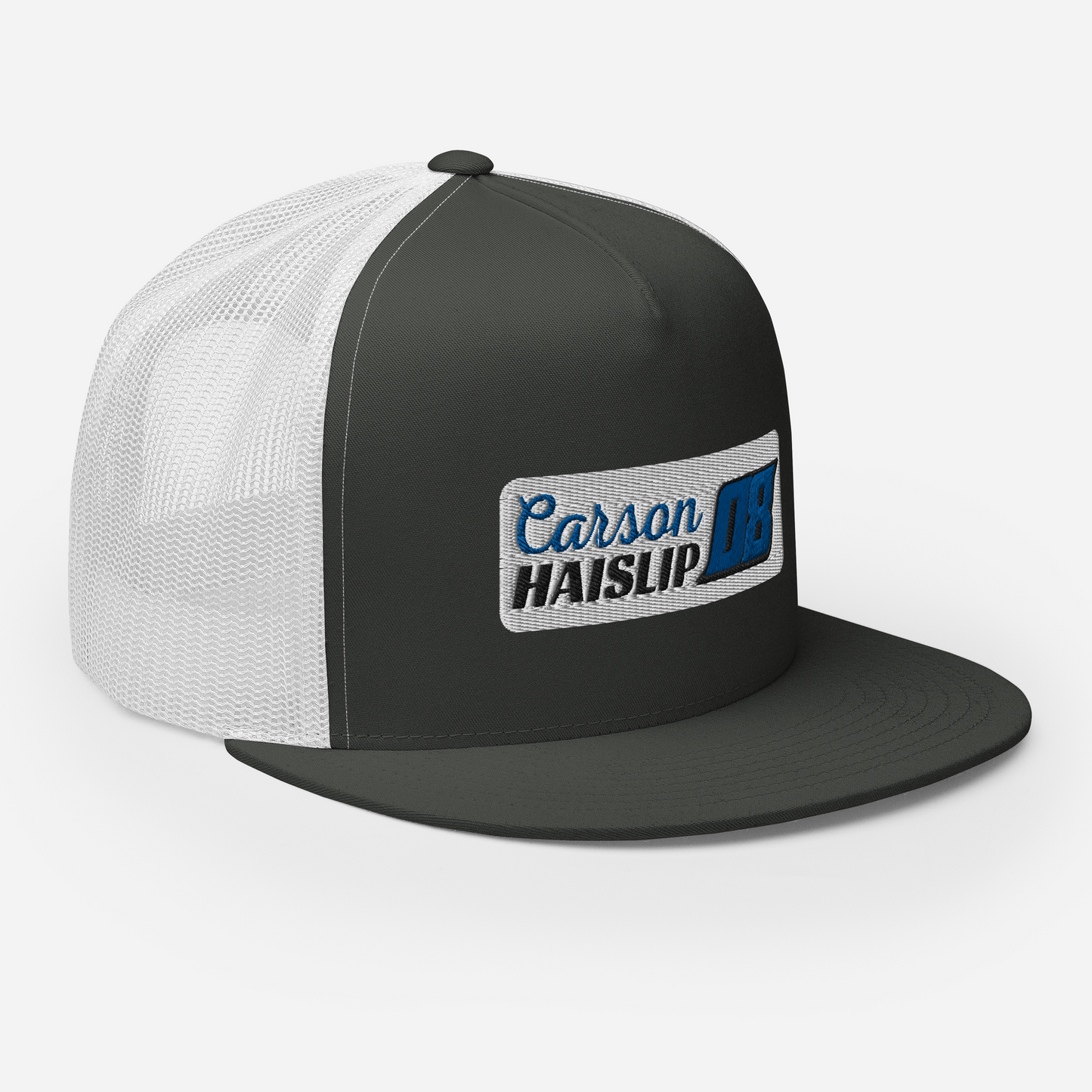 Haislip Flat Bill Retro Trucker Cap