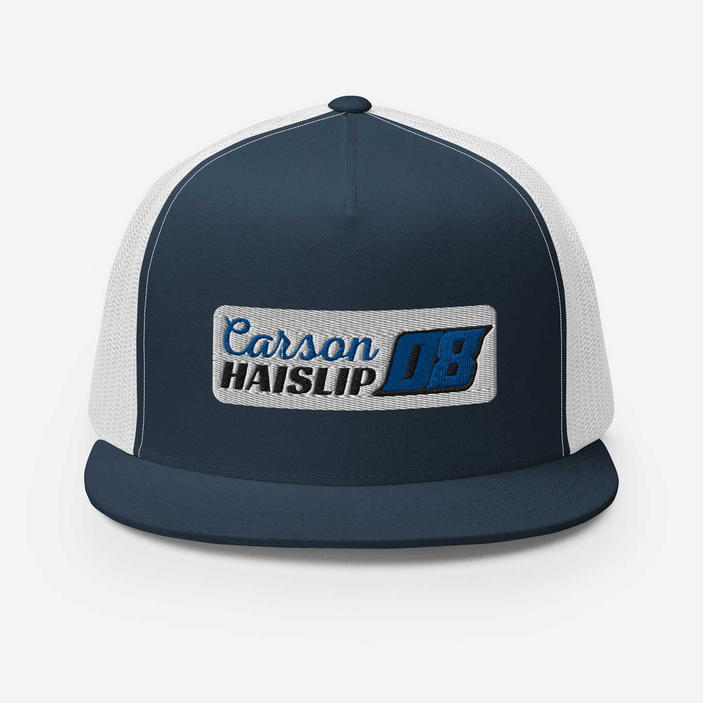 Haislip Flat Bill Retro Trucker Cap