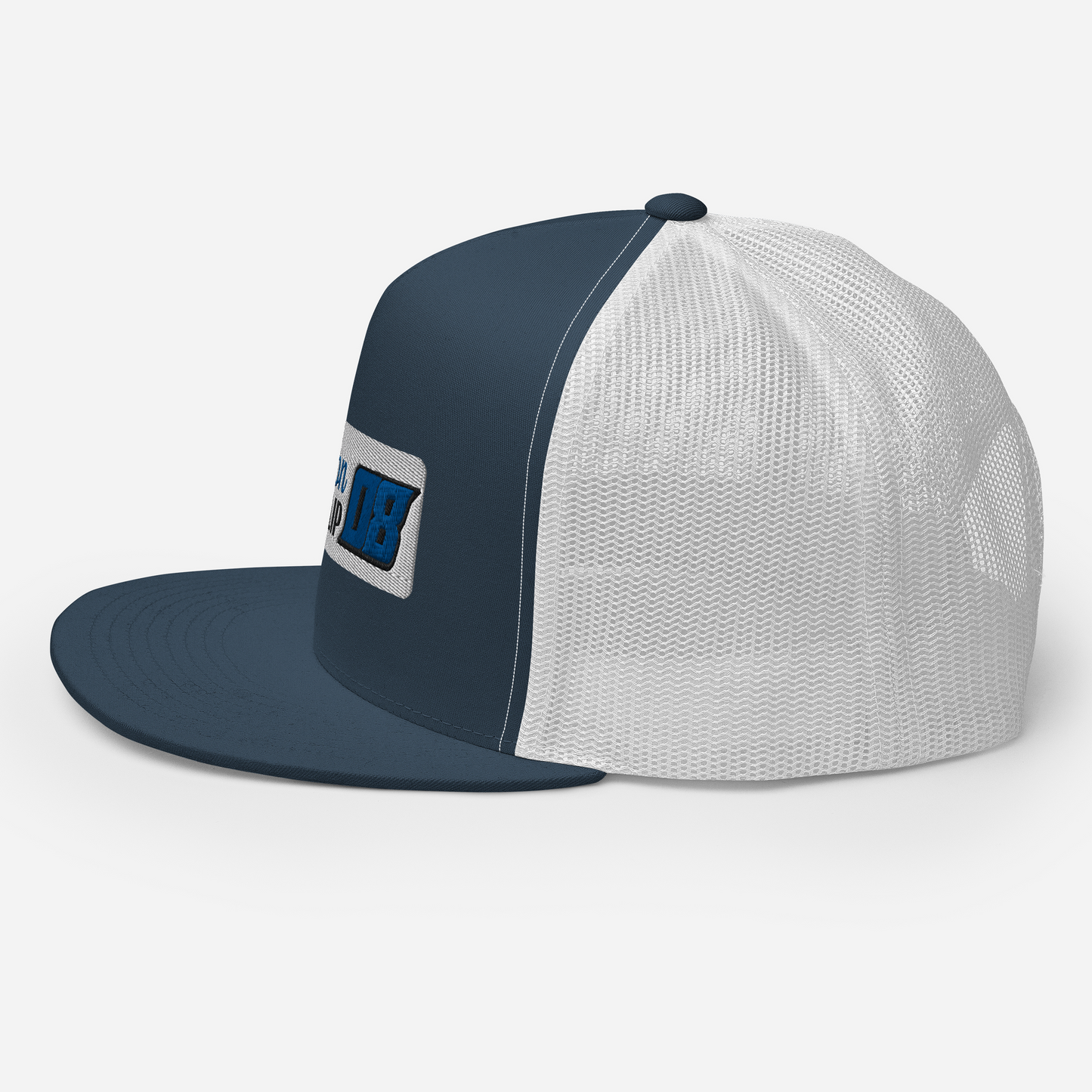 Haislip Flat Bill Retro Trucker Cap
