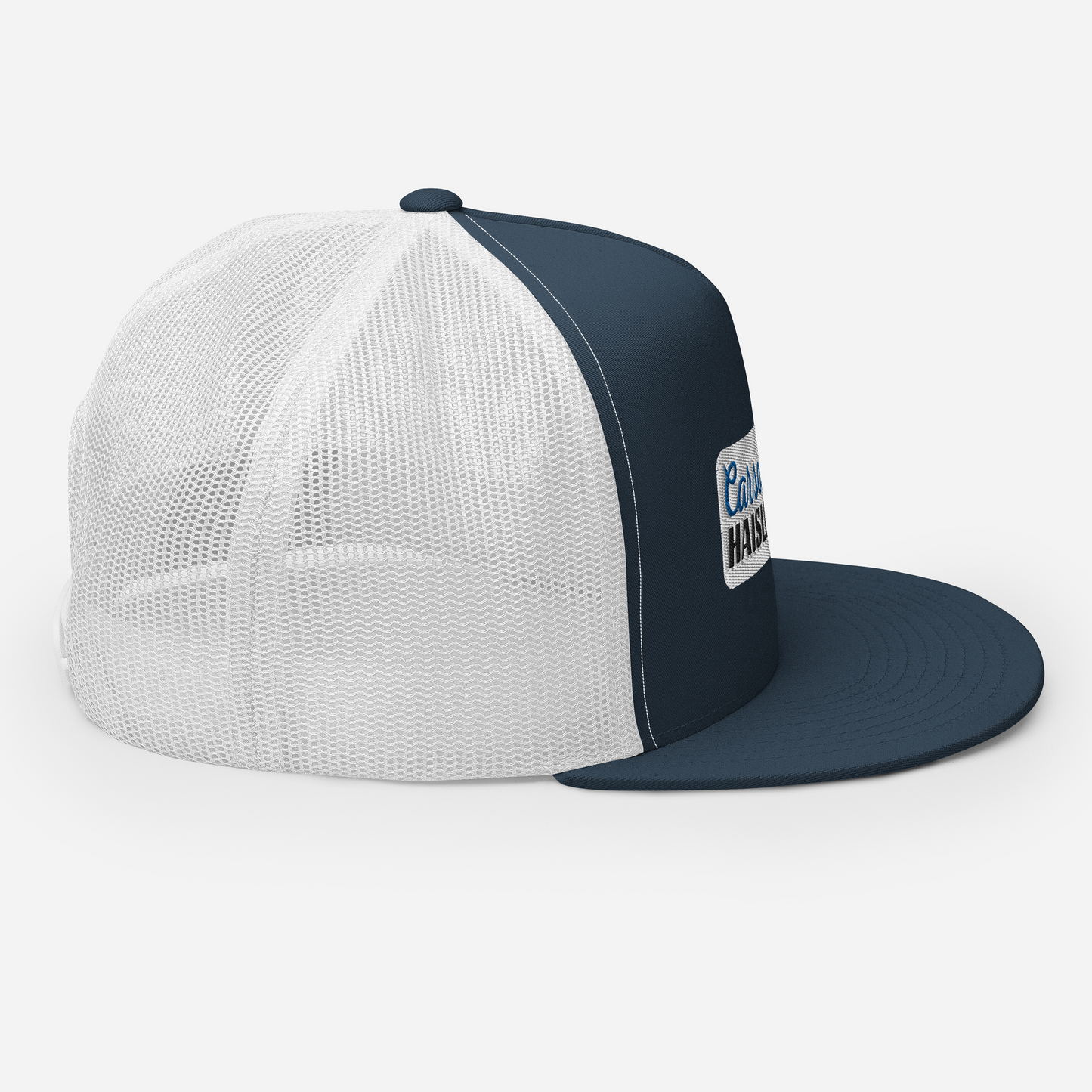 Haislip Flat Bill Retro Trucker Cap