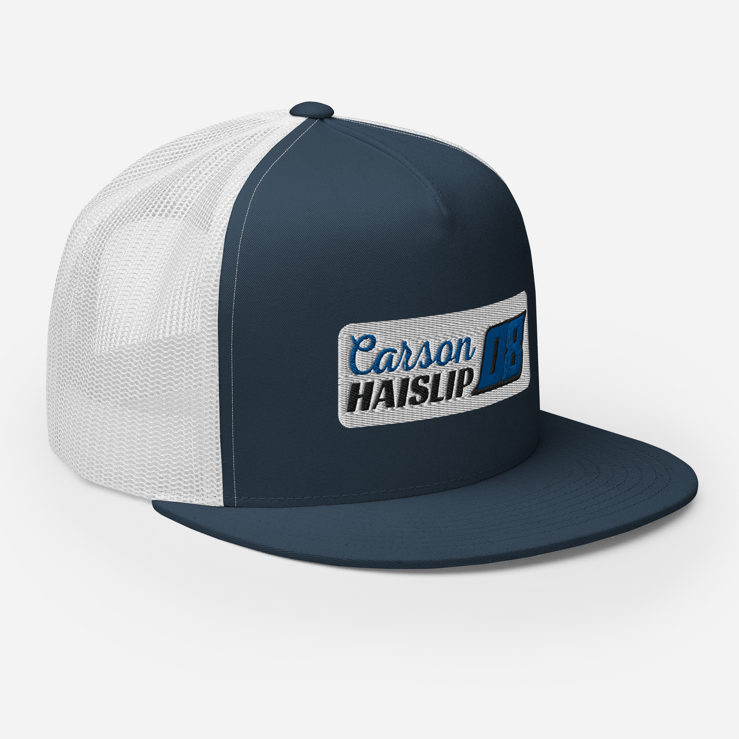 Haislip Flat Bill Retro Trucker Cap