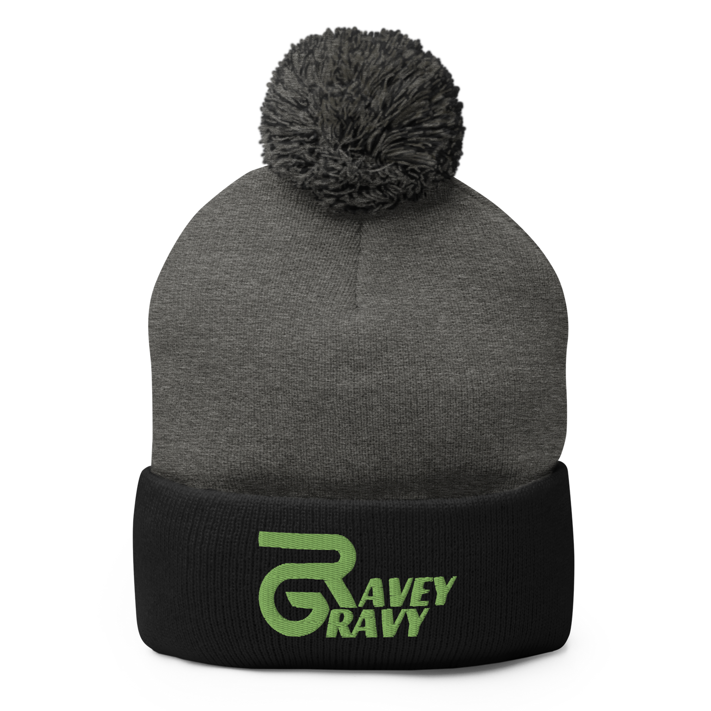 RaveyGravy Pom-Pom Beanie